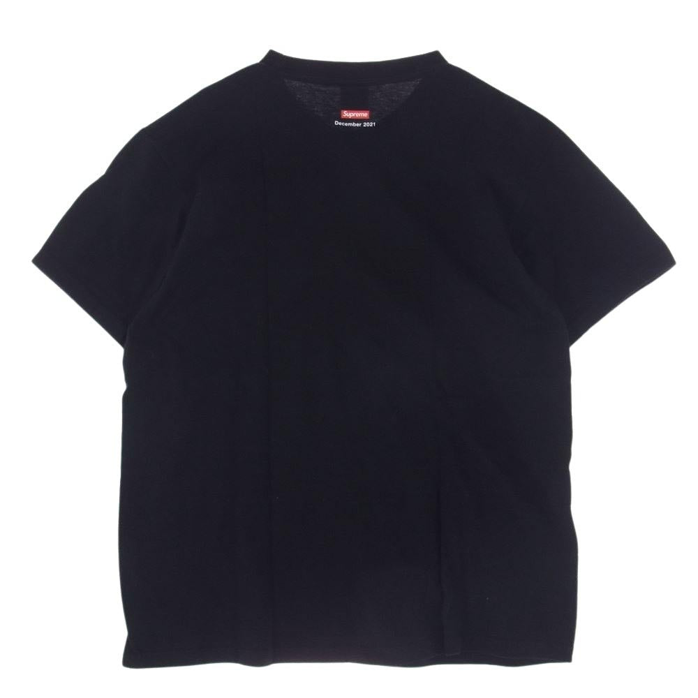 Supreme シュプリーム 21AW Spend It Tee スペンドイット 半袖 プリント Tシャツ ブラック系 M【中古】