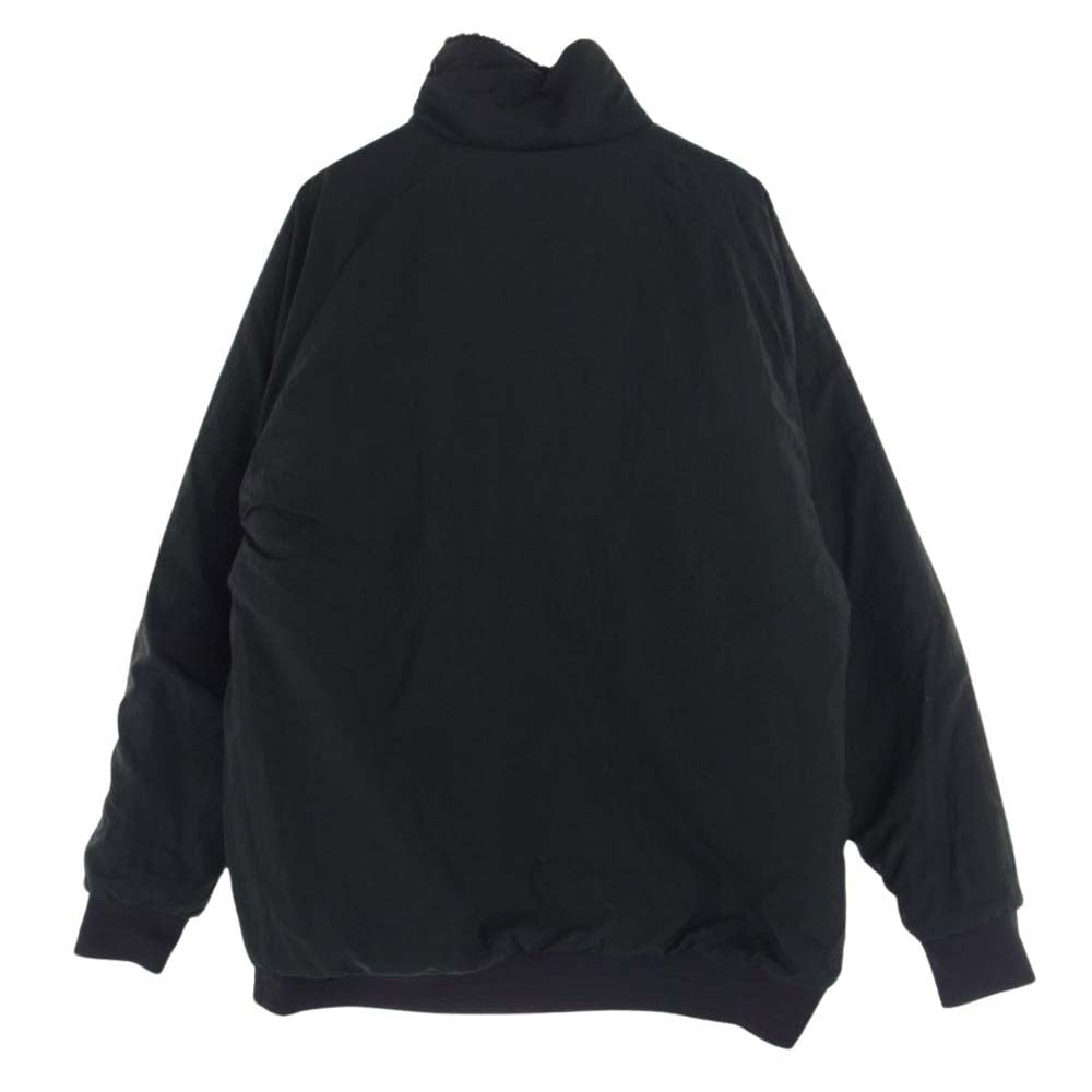 NIKE ナイキ BIG SWOOSH SHERPA JAKET ビッグ スウォッシュ シェルパ ボア リバーシブル ジャケット パープル系 ブラック系 L【中古】