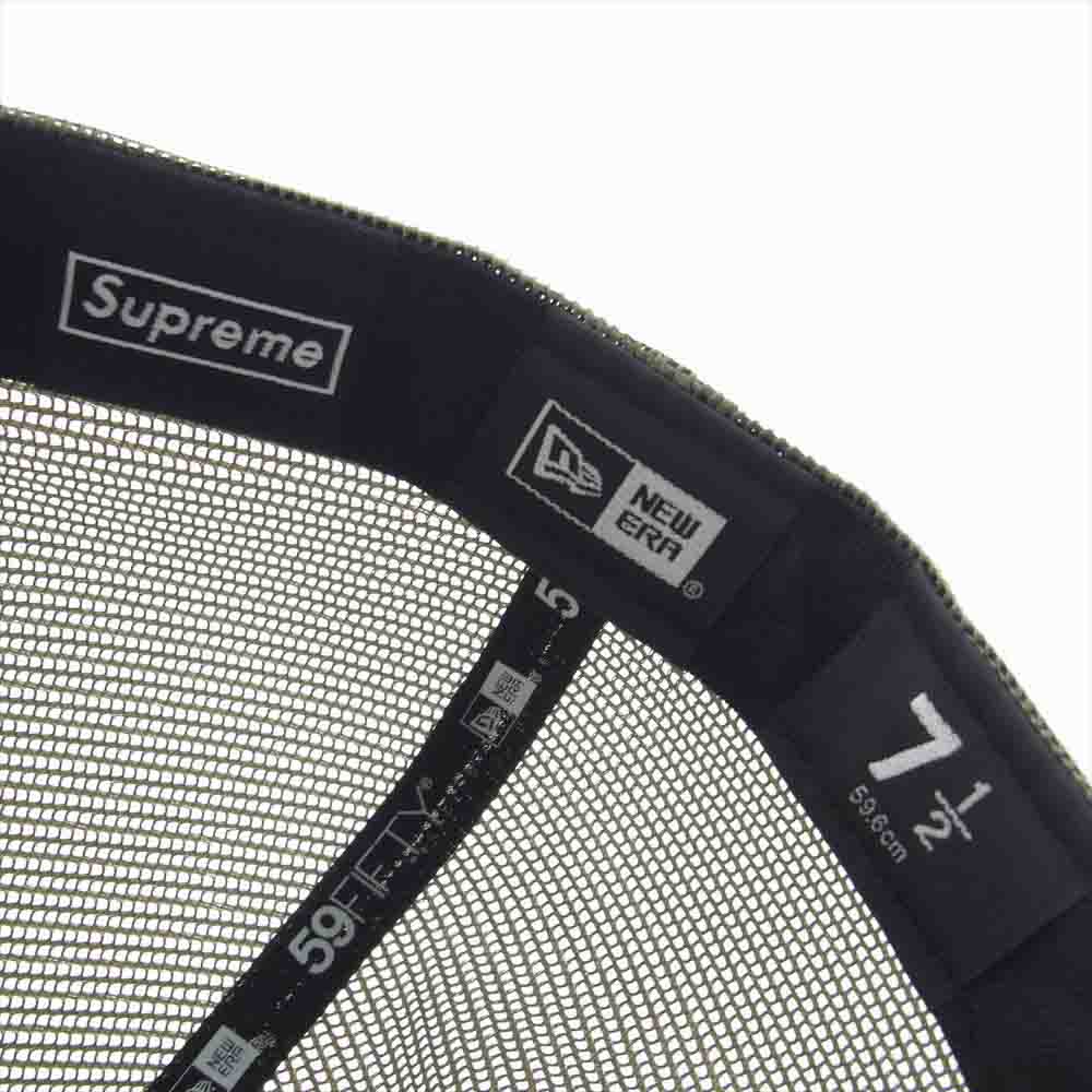 Supreme シュプリーム 23SS × New Era ニューエラ Box Logo Mesh Back ボックスロゴ メッシュ バッグ キャップ 帽子 カーキ系【中古】