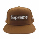 Supreme シュプリーム 22AW × New Era ニューエラ Money Box Logo Cap マネー ボックスロゴ キャップ 帽子 ブラウン系 59.6cm【中古】