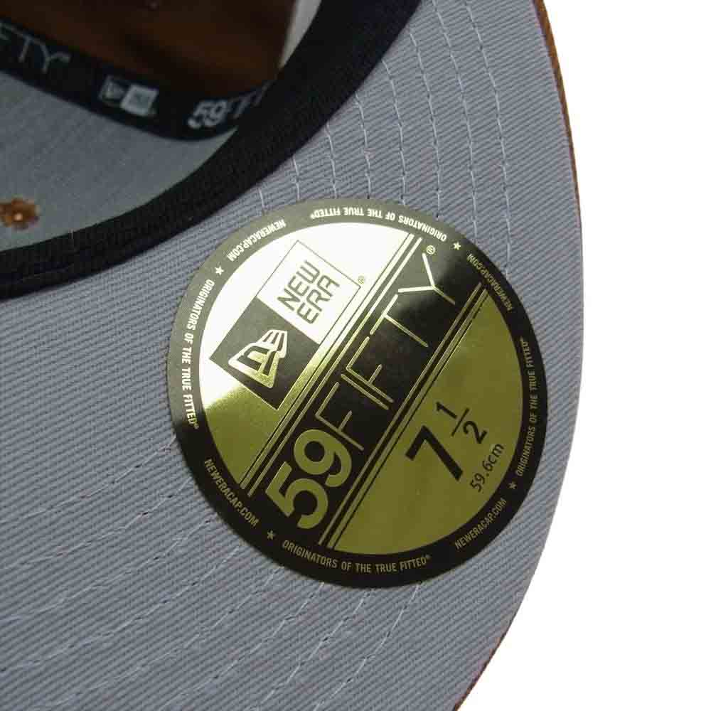 Supreme シュプリーム 22AW × New Era ニューエラ Money Box Logo Cap マネー ボックスロゴ キャップ 帽子 ブラウン系 59.6cm【中古】