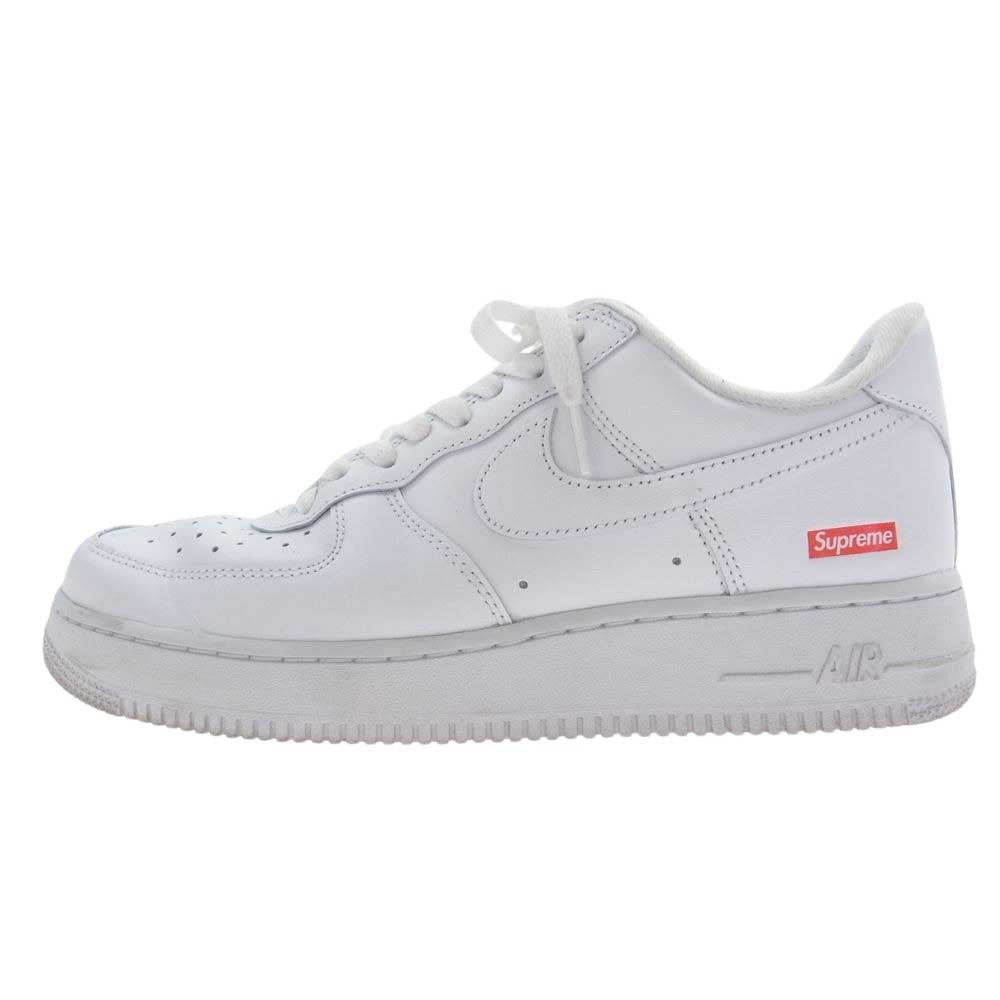 Supreme シュプリーム CU9225-100 × Nike ナイキ Air Force 1 Low White AF1 エアフォースワン ロー ホワイト ホワイト系 26cm【中古】