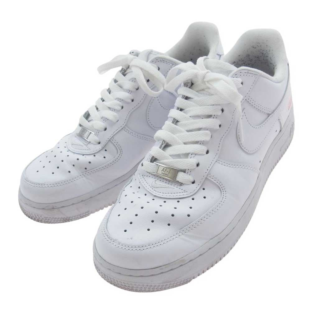 Supreme シュプリーム CU9225-100 × Nike ナイキ Air Force 1 Low White AF1 エアフォースワン ロー ホワイト ホワイト系 26cm【中古】