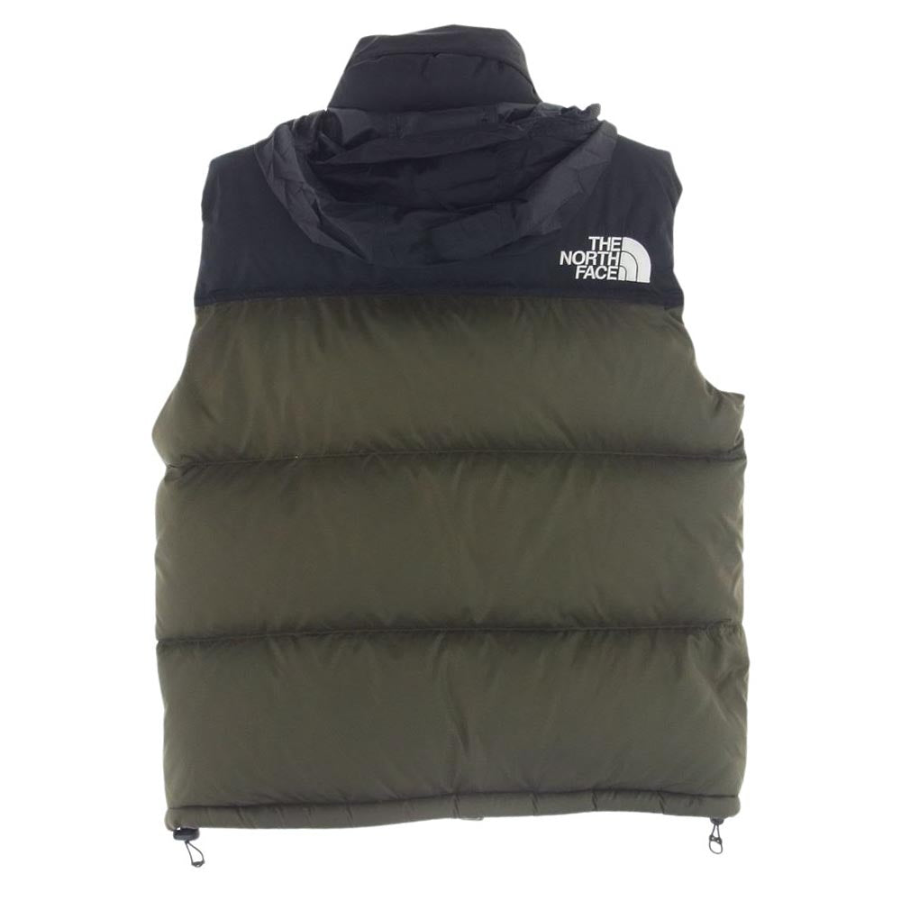 THE NORTH FACE ノースフェイス ND91843 NUPTSE VEST ヌプシ ダウン ベスト  カーキ系 M【中古】