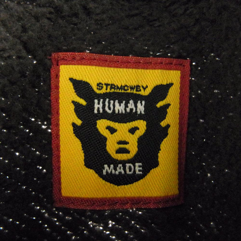 HUMAN MADE ヒューマンメイド TSURIAMI HOODIE プルオーバー ロゴ パーカー フーディー 公式カラー【Black】 L【中古】