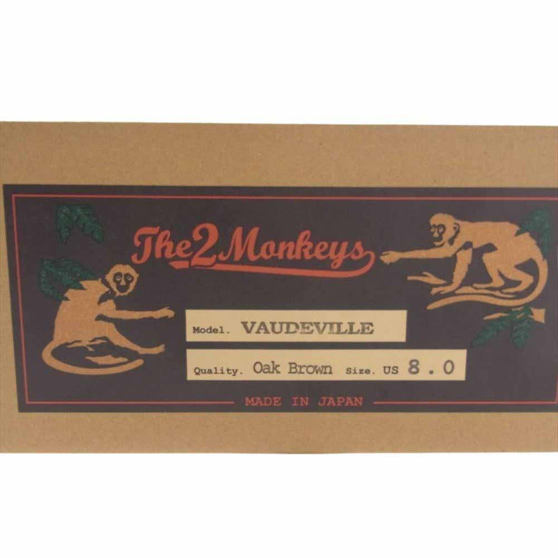 JELADO ジェラード TM83933 The 2 Monkeys ザ トゥーモンキーズ VAUDEVILLE ヴォードビル ワークブーツ ブラウン系 US8【新古品】【未使用】【中古】