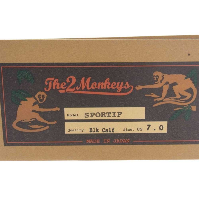 JELADO ジェラード TM72924 The 2 Monkeys ザ トゥーモンキーズ Sportif スポルティフ ワークブーツ ブラック系 US7【新古品】【未使用】【中古】
