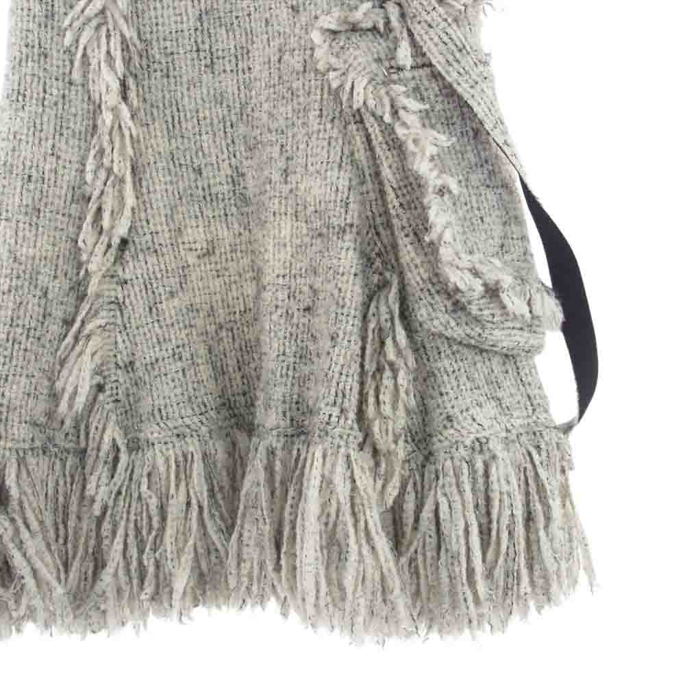 Sacai サカイ 23AW 23-07001 Tweed Dress ツイード ドレス ワンピース グレー系 1【中古】