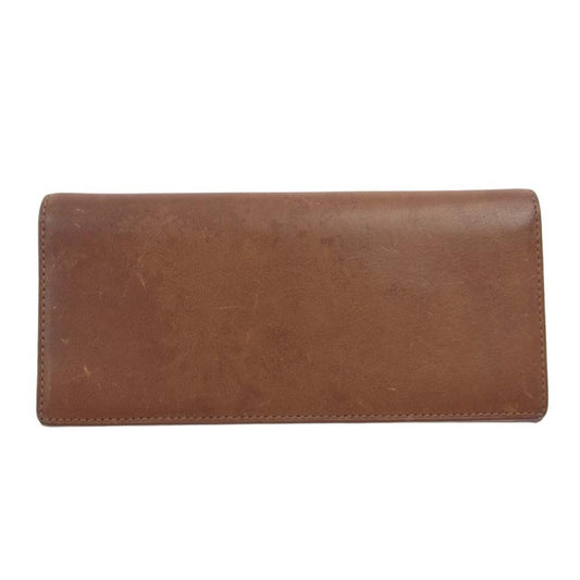 ゾンネ レザー 長財布 ブラウン系【中古】