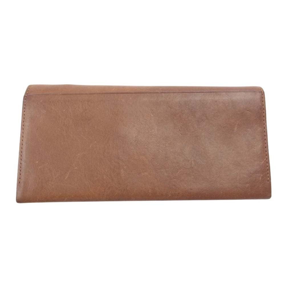 ゾンネ レザー 長財布 ブラウン系【中古】