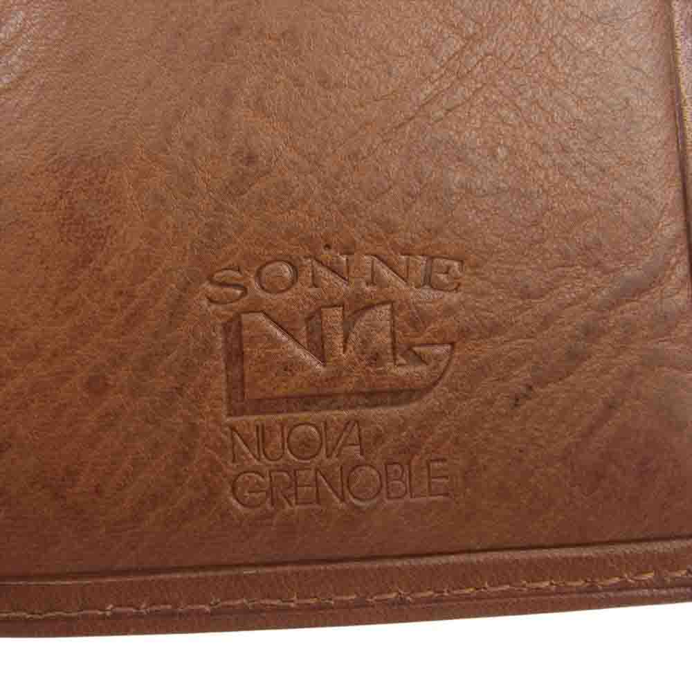 ゾンネ レザー 長財布 ブラウン系【中古】