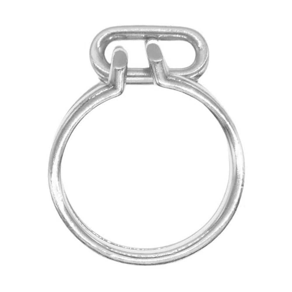 TIFFANY&Co. ティファニー ハードウェア 2ロウ リング シルバー系 15号