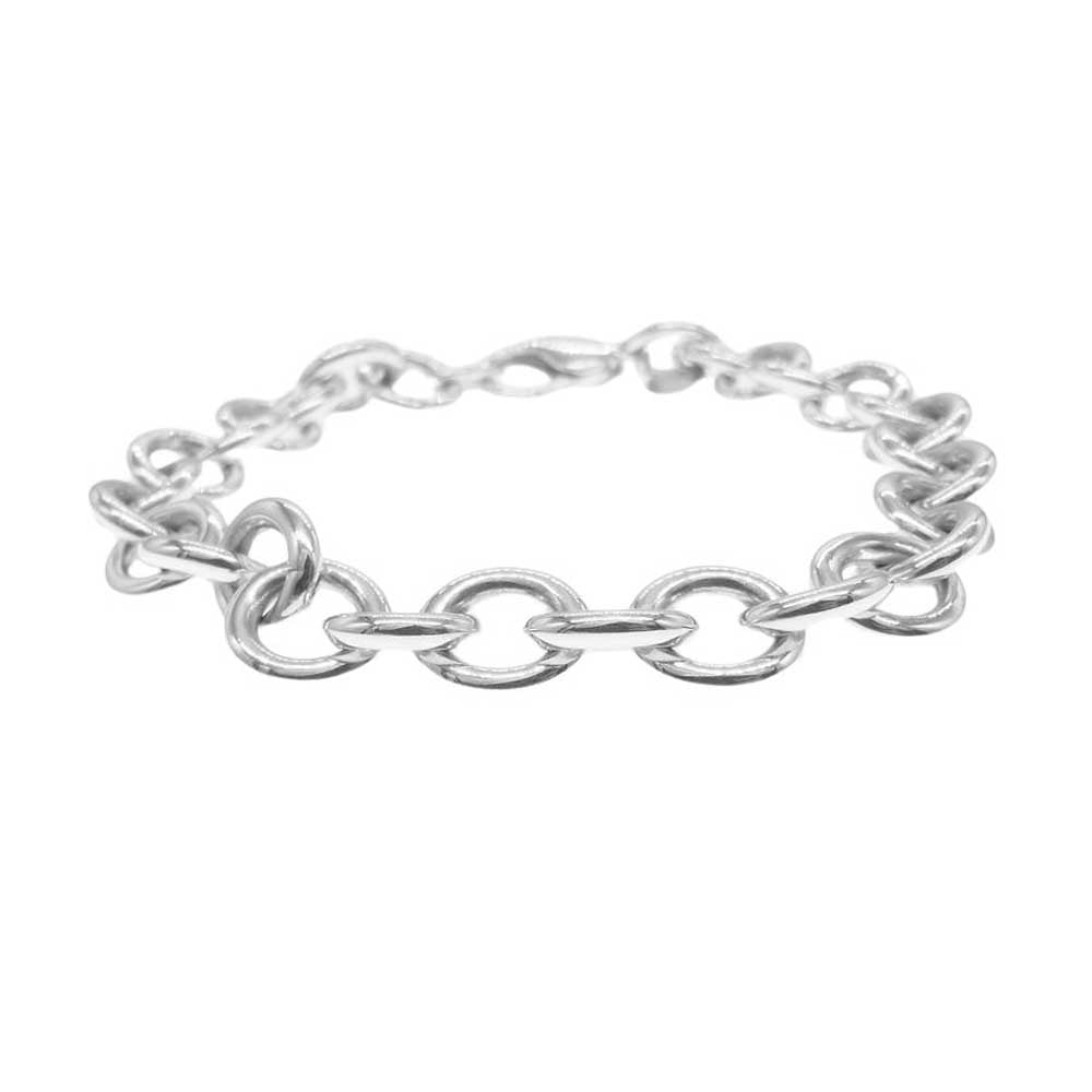 TIFFANY&Co. ティファニー ドーナツ チェーン ブレスレット シルバー系【中古】