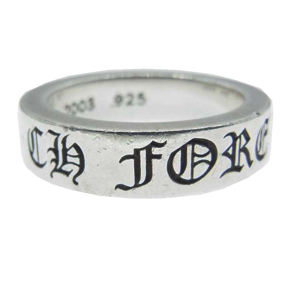 CHROME HEARTS クロムハーツ（原本無） 6mm SPACER FOREVER スペーサー リング シルバー系 19号【中古】