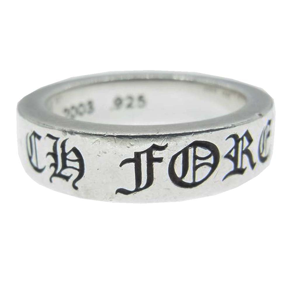 CHROME HEARTS クロムハーツ（原本無） 6mm SPACER FOREVER スペーサー リング シルバー系 19号【中古】