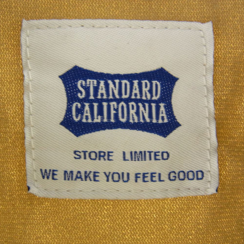 STANDARD CALIFORNIA スタンダードカリフォルニア 本店限定 SD Logo Patch Coach Jacket ロゴ パッチ コーチ ジャケット ベージュ系 L【新古品】【未使用】【中古】