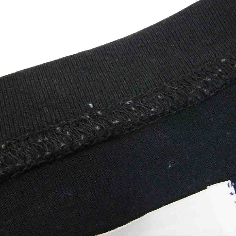URBAN RESEARCH アーバンリサーチ × JACKALL ジャッカル 別注 袖異素材切替 ポケット付き クルーネック 長袖 Tシャツ カットソー ブラック系 L【中古】
