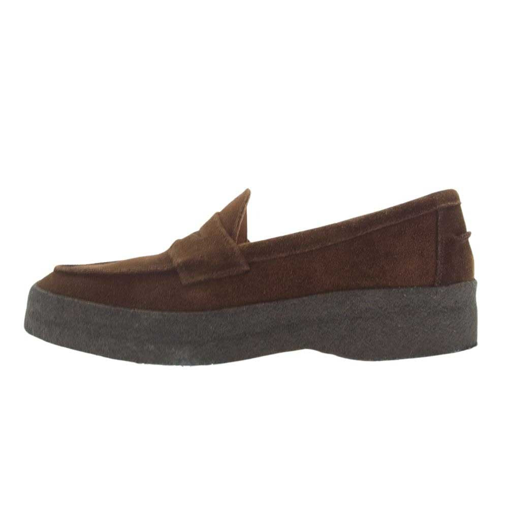 SANDERS サンダース 2109PSS URBAN RESEARCH DOORS アーバンリサーチ 別注 スエード ローファー  ブラウン系 7【中古】
