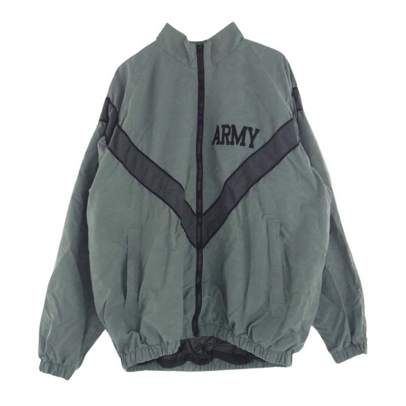 アメリカ軍 2009年 IPFU Nylon Jacket デジカモ ACU迷彩 ナイロン トレーニング フルジップ トラックジャケット くすみ系 XL【中古】