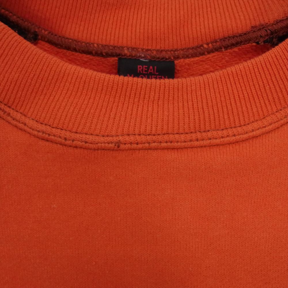 The REAL McCOY'S ザリアルマッコイズ 旧マッコイ McQUEEN Collection ELSINORE リアルマックイーン エルシノア スウェット シャツ レッド系 M【新古品】【未使用】【中古】