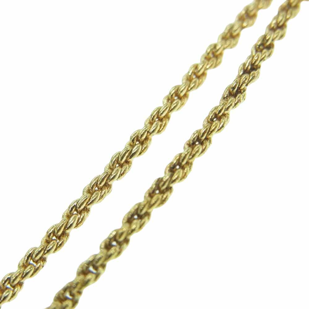 Christian Dior クリスチャンディオール CD アイコン ツイスト ロゴ ゴールド ネックレス ゴールド系【中古】