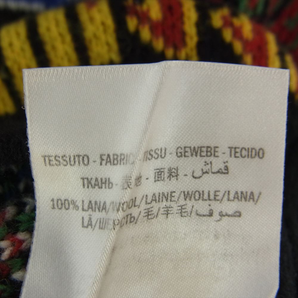 GUCCI グッチ 18AW Metal Mix Wool Sweater メタルロゴ ニット セーター ブラック系 マルチカラー系 XS【中古】