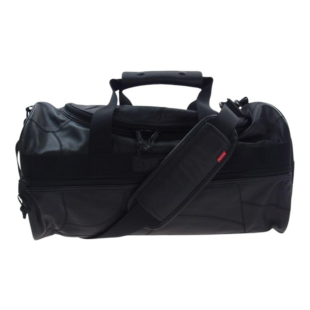 Supreme シュプリーム 19AW Patchwork Leather Duffle Bag ブラック系【中古】