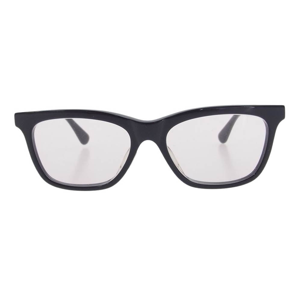 CHROME HEARTS クロムハーツ（原本無） RESURECTUM BK サイドCH ウェリントン メガネ ブラック系 51□16-138【中古】