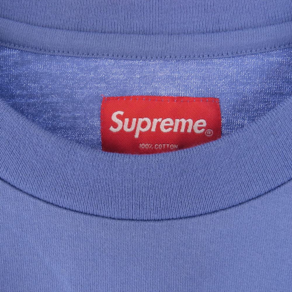 Supreme シュプリーム Small Box L/S Tee dusty purple スモールボックス 長袖Tシャツ カットソー パープル系 M【極上美品】【中古】