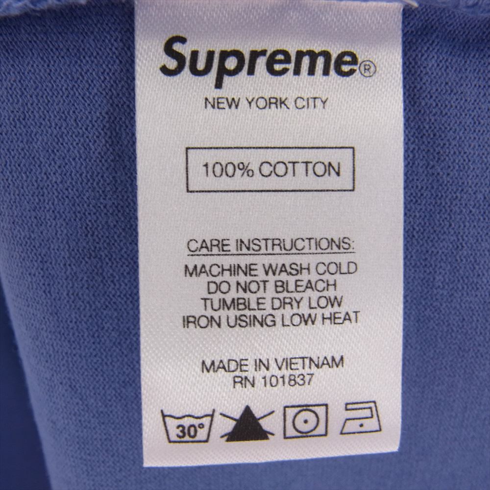 Supreme シュプリーム Small Box L/S Tee dusty purple スモールボックス 長袖Tシャツ カットソー パープル系 M【極上美品】【中古】