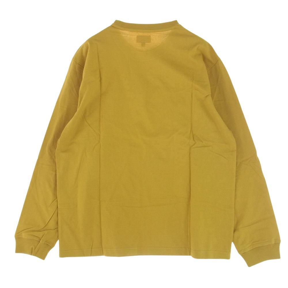 Supreme シュプリーム Small Box L/S Tee dark yellow スモールボックス 長袖Tシャツ カットソー イエロー系 M【極上美品】【中古】