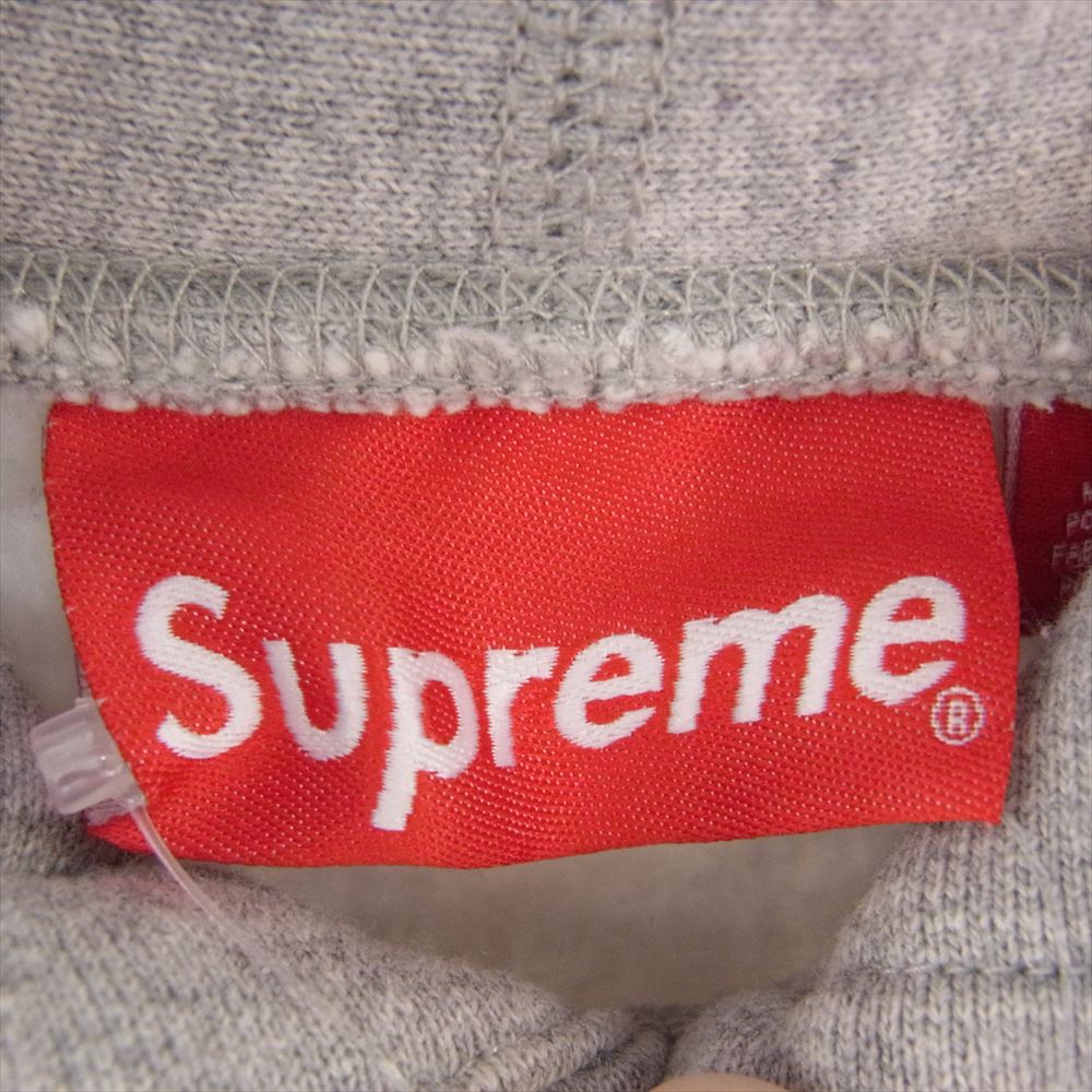 Supreme シュプリーム 23AW Varsity Hooded Sweatshirt バーシティ スウェット パーカー グレー系 L【新古品】【未使用】【中古】
