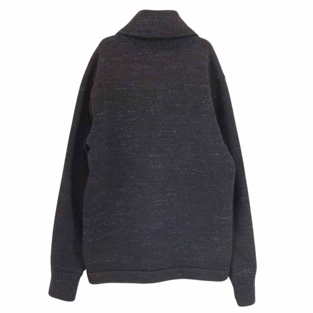 RRL ダブルアールエル ショールカラー コットンニット カーディガン グレー系 XS【中古】