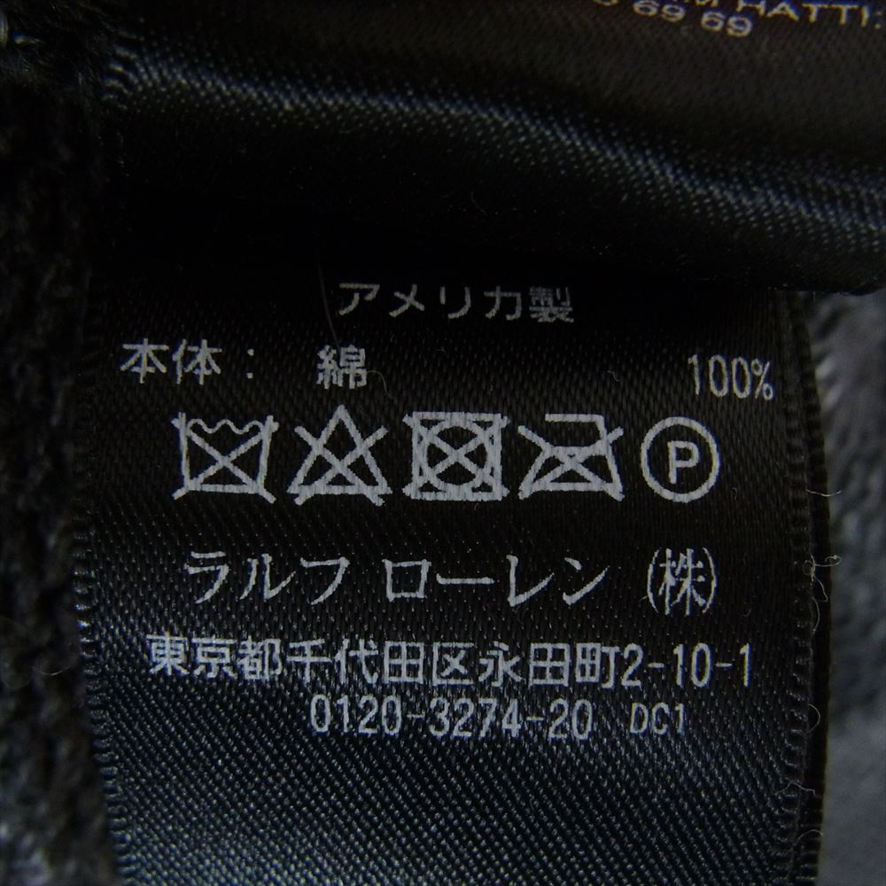 RRL ダブルアールエル ショールカラー コットンニット カーディガン グレー系 XS【中古】