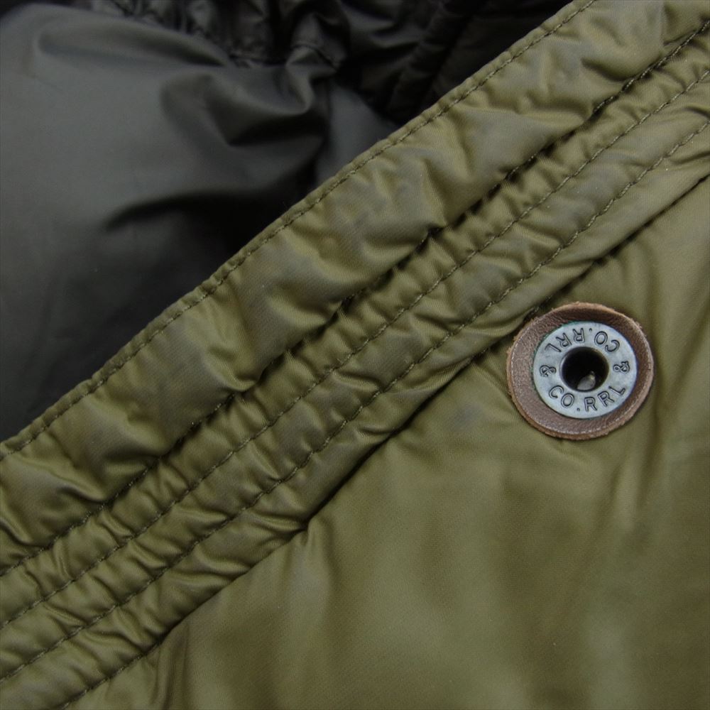 RRL ダブルアールエル キルティング ダウン ジャケット ダークカーキ系 S/P/170/92A【中古】