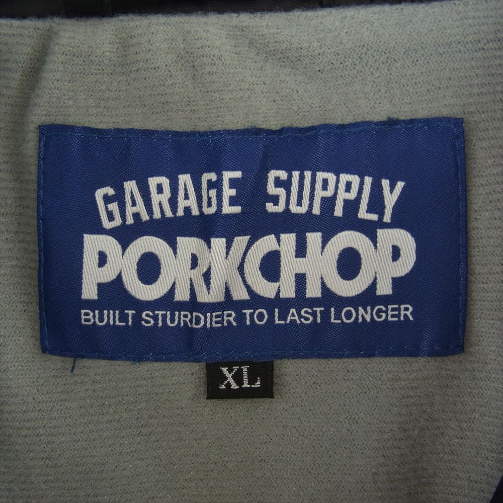 ポークチョップ PORKCHOP GARAGE SUPPLY 3D B＆S COACH JKT プリント ナイロン コーチ ジャケット ブラック系 XL【中古】