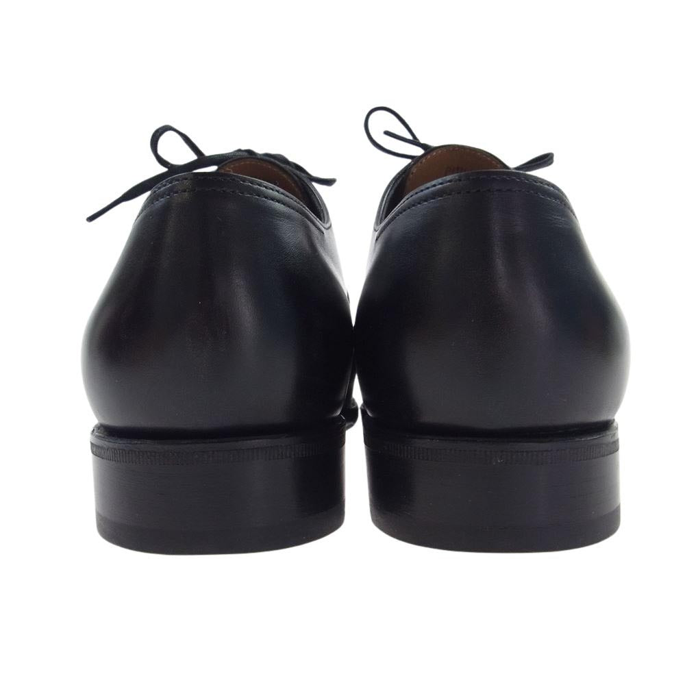 John Lobb ジョンロブ シューツリー付属 Philip II フィリップ2 パンチドキャップトゥ ビジネスシューズ ブラック系 7【美品】【中古】