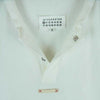 MAISON MARGIELA メゾンマルジェラ 22SS S50GL0041 POLO SHIRT プルオーバー ベースボール 半袖 ポロシャツ ホワイト系 M【中古】