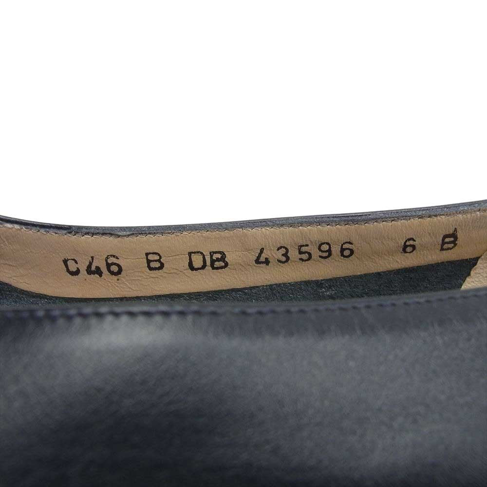 Salvatore Ferragamo サルヴァトーレフェラガモ ヴァラプレート スクエアトゥ パンプス ブラック系 6【中古】
