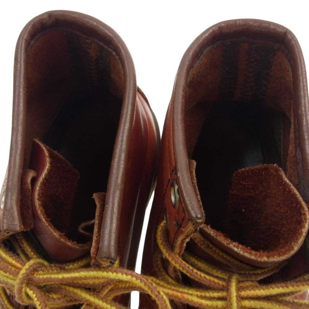 RED WING レッドウィング 875 半円犬タグ 6inch Moc toe モックトゥ ブーツ 赤茶系 US5E【中古】