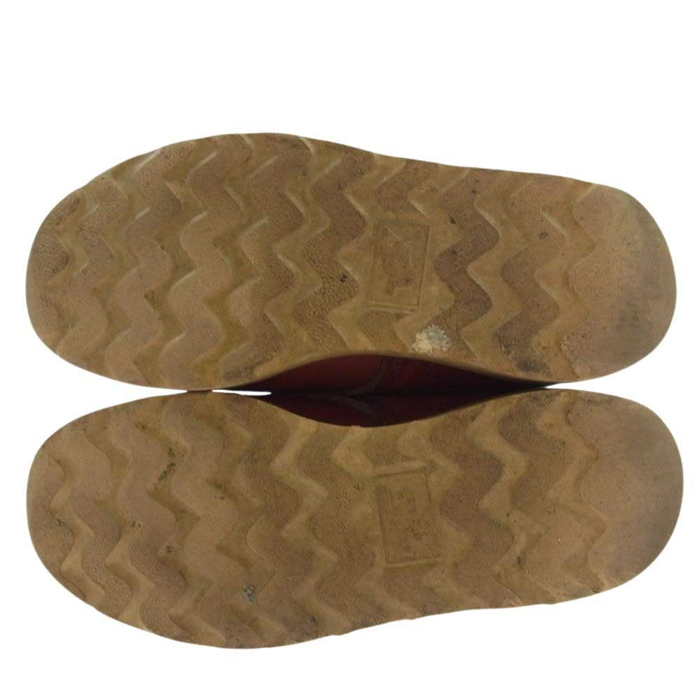 RED WING レッドウィング 875 半円犬タグ 6inch Moc toe モックトゥ ブーツ 赤茶系 US5E【中古】