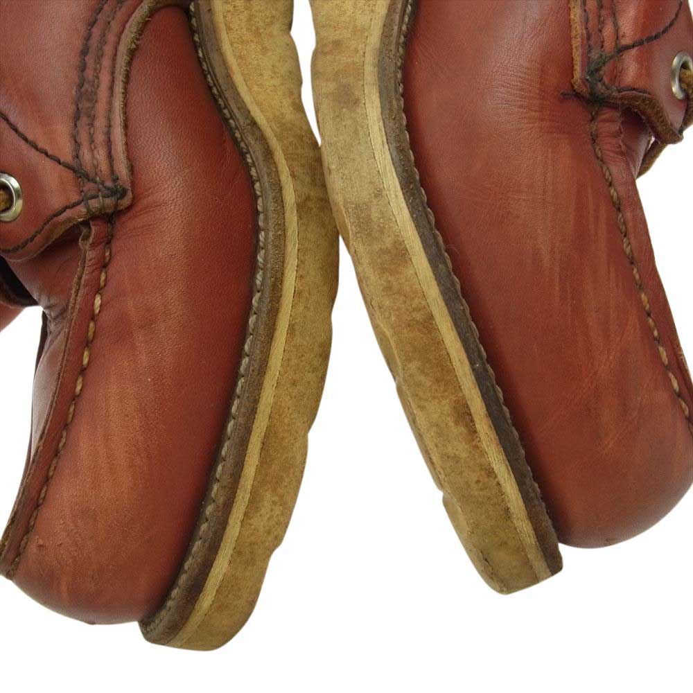 RED WING レッドウィング 875 半円犬タグ 6inch Moc toe モックトゥ ブーツ 赤茶系 US5E【中古】