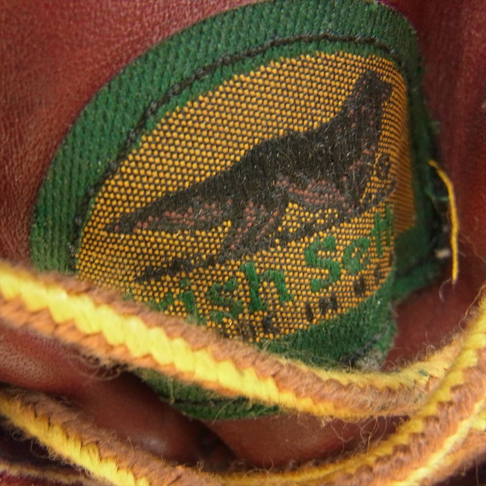 RED WING レッドウィング 875 半円犬タグ 6inch Moc toe モックトゥ ブーツ 赤茶系 US5E【中古】