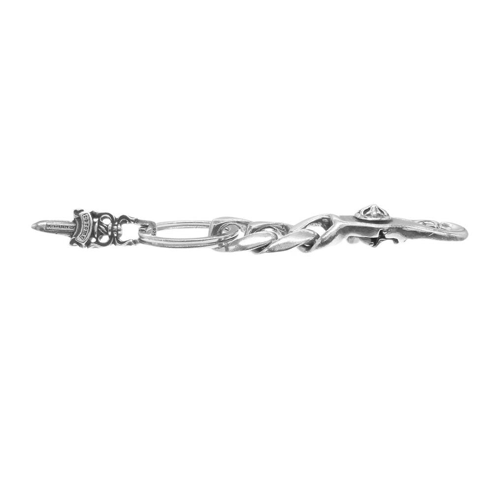CHROME HEARTS クロムハーツ（原本無） CLP CHN CLASSIC-S ショート クラシック 2リンク シルバー ダガー キーチェーン クリップチェーン  シルバー系【中古】