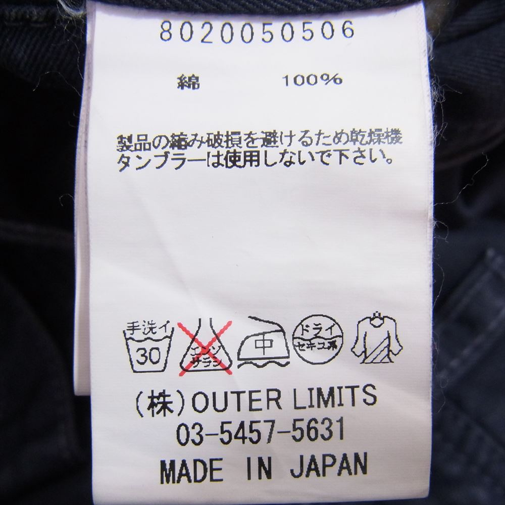 Nigel Cabourn ナイジェルケーボン 8020050506 MILITARY CHINO PANTS ブリティッシュアーミー ミリタリー フライボタン チノパンツ ネイビー系 34【中古】