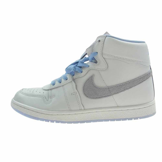 NIKE ナイキ FQ4123-105 Forget me nots フォーゲットミーノッツ WMNS Jordan Air Ship ウィメンズ ジョーダン エアシップ スニーカー ホワイト系 ライトブルー系 27cm【美品】【中古】