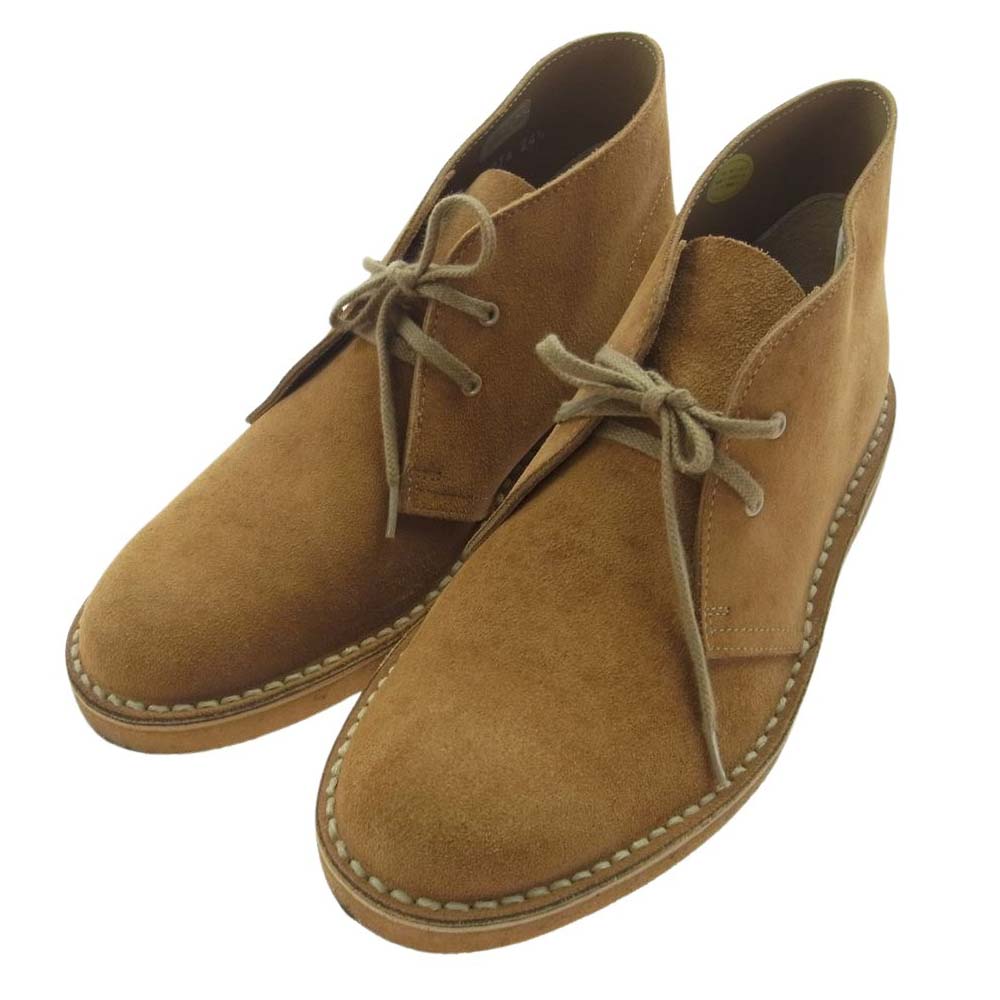 REGAL リーガル E6G4068 デザートブーツ スエード クレープソール チャッカ シューズ ライトブラウン系 24.5cm【中古】