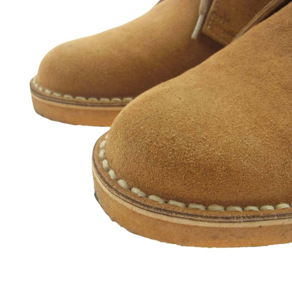 REGAL リーガル E6G4068 デザートブーツ スエード クレープソール チャッカ シューズ ライトブラウン系 24.5cm【中古】