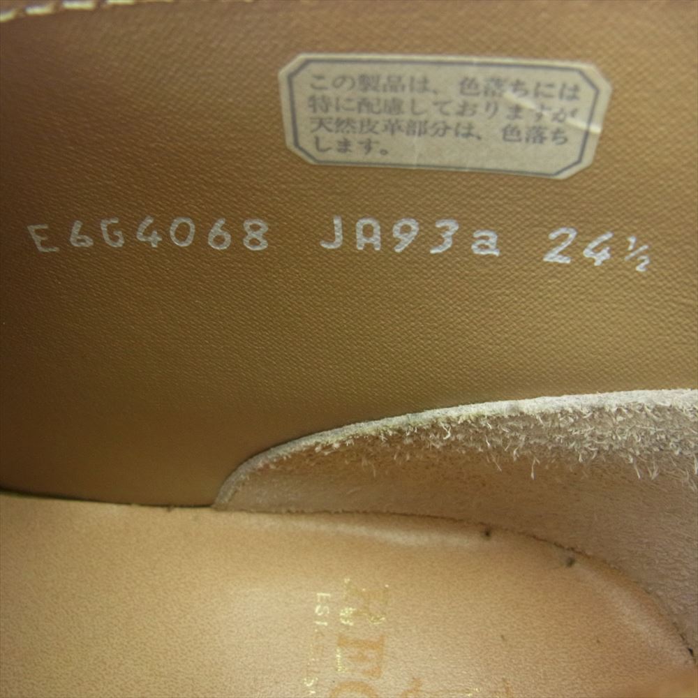 REGAL リーガル E6G4068 デザートブーツ スエード クレープソール チャッカ シューズ ライトブラウン系 24.5cm【中古】