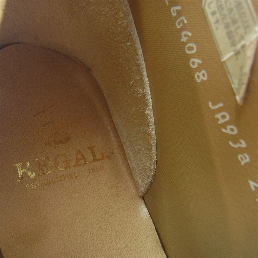 REGAL リーガル E6G4068 デザートブーツ スエード クレープソール チャッカ シューズ ライトブラウン系 24.5cm【中古】